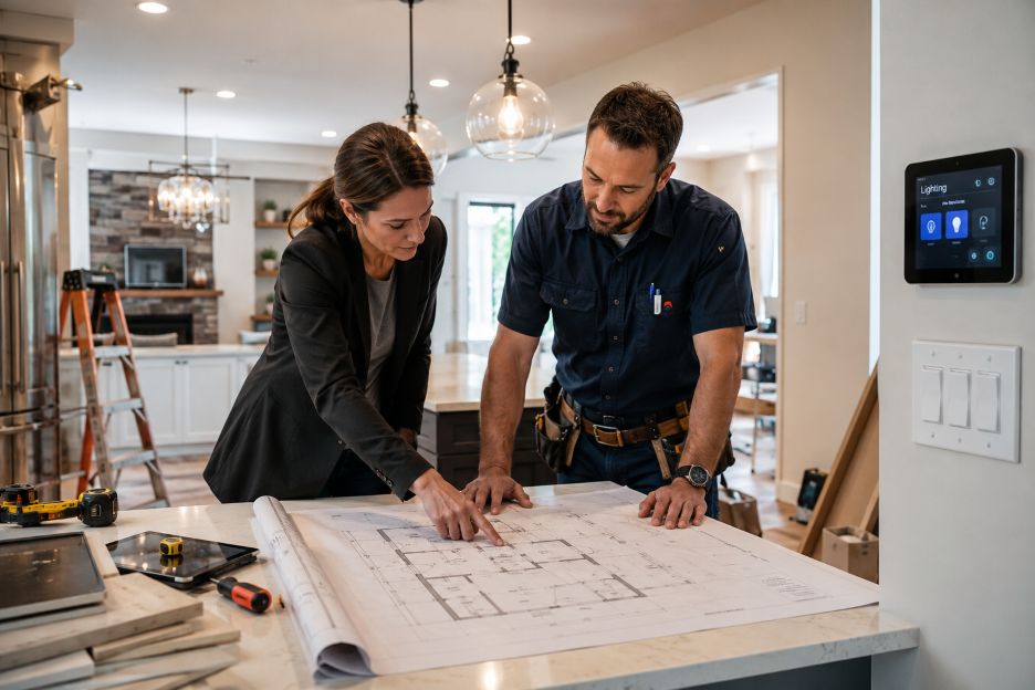 modern home renovation project